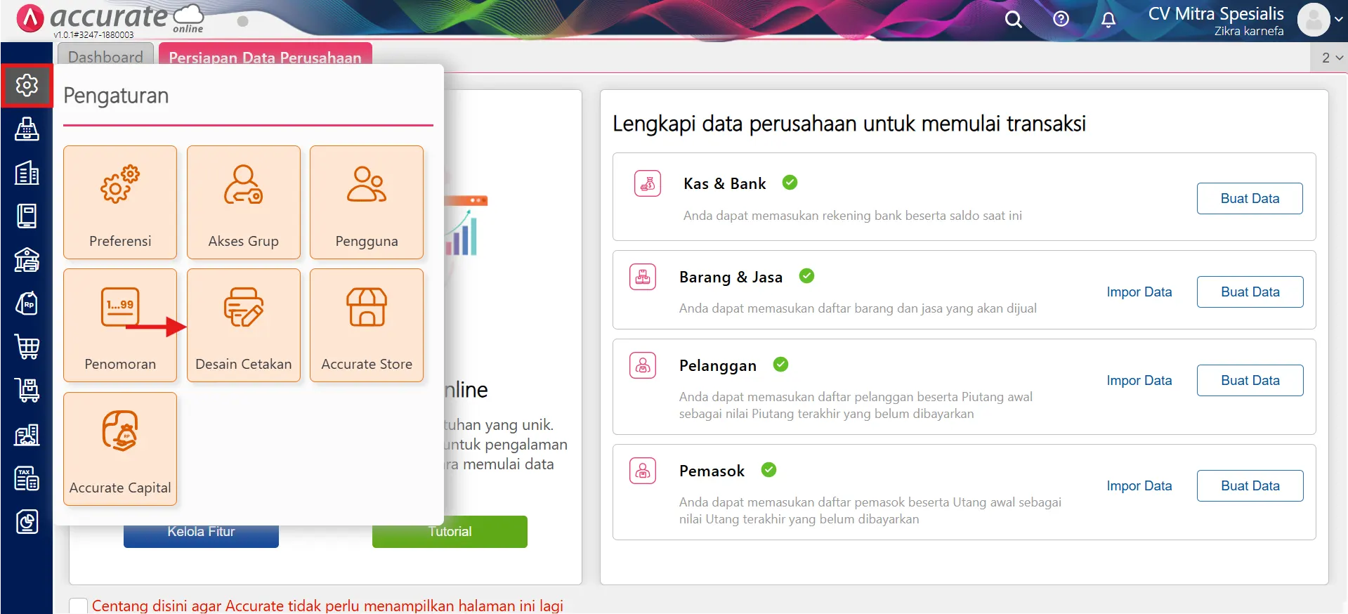 Cara menampilkan terbilang huruf kapital di faktur penjualan